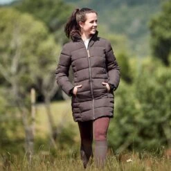 Horze Women's Claire Side Zip Riding Jacket - French Roast -Equestrian Riding Clothing 586778 800 800