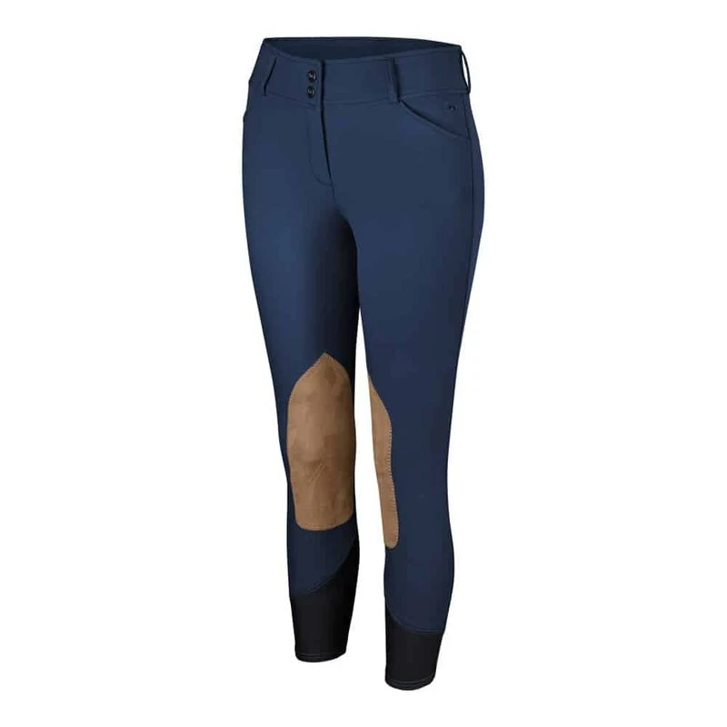 RJ Classics Women's Anna Knee Patch Breeches - Navy 1 RJ Classics Women's Anna Knee Patch Breeches - Navy