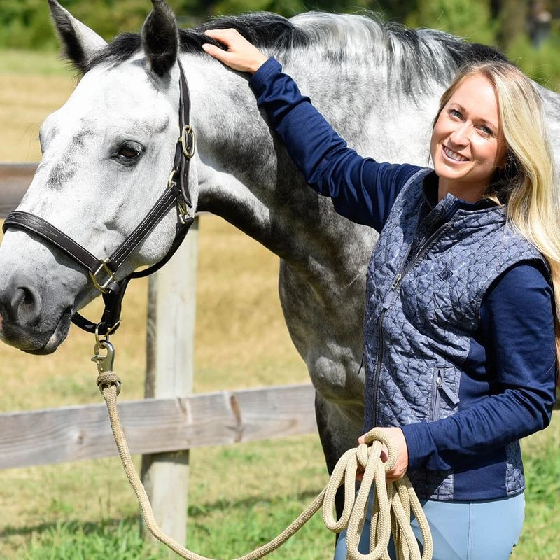 Romfh Women's Hampton Quilted Vest - Dark Navy/Brook Bit Print 2 Romfh Women's Hampton Quilted Vest - Dark Navy/Brook Bit Print - Image 2