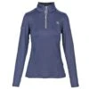 Romfh Women's Aachen Mock Zip Long Sleeve Shirt - Brook/Lichen