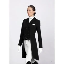 Fair Play Women's Dorothee Shadbelly Coat - Black -Equestrian Riding Clothing 593054 800 800