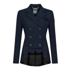 Fair Play Women's Lexim RoseGold Dressage Short Tailcoat - Navy