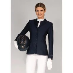 Fair Play Women's Taylor Rose Gold Comfimesh Show Jacket - Navy -Equestrian Riding Clothing 593527 800 800