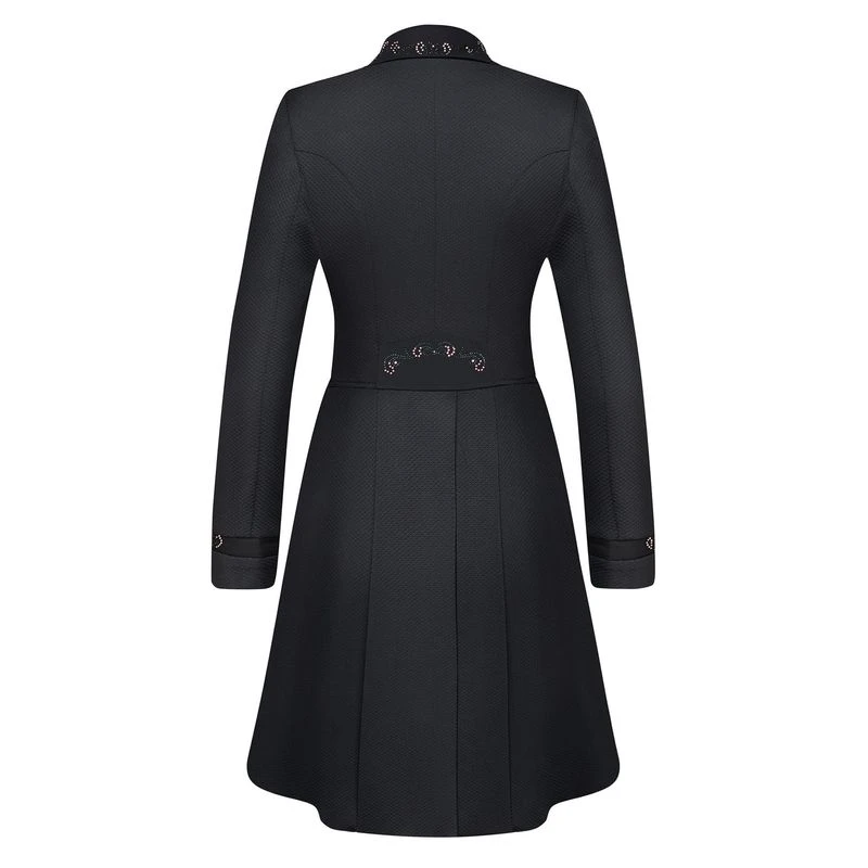 Fair Play Women's Dorothee Rose Gold Comfimesh Shadbelly Coat - Black 2 Fair Play Women's Dorothee Rose Gold Comfimesh Shadbelly Coat - Black - Image 2