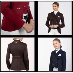 Fair Play Women's Beatrice Short Tail Coat - Navy -Equestrian Riding Clothing 593786 800 800