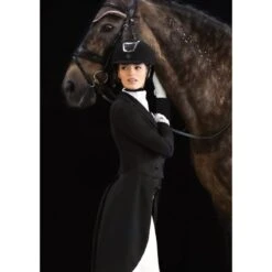 Fair Play Women's Dorothee Comfimesh Shadbelly Coat - Navy -Equestrian Riding Clothing 593816 800 800