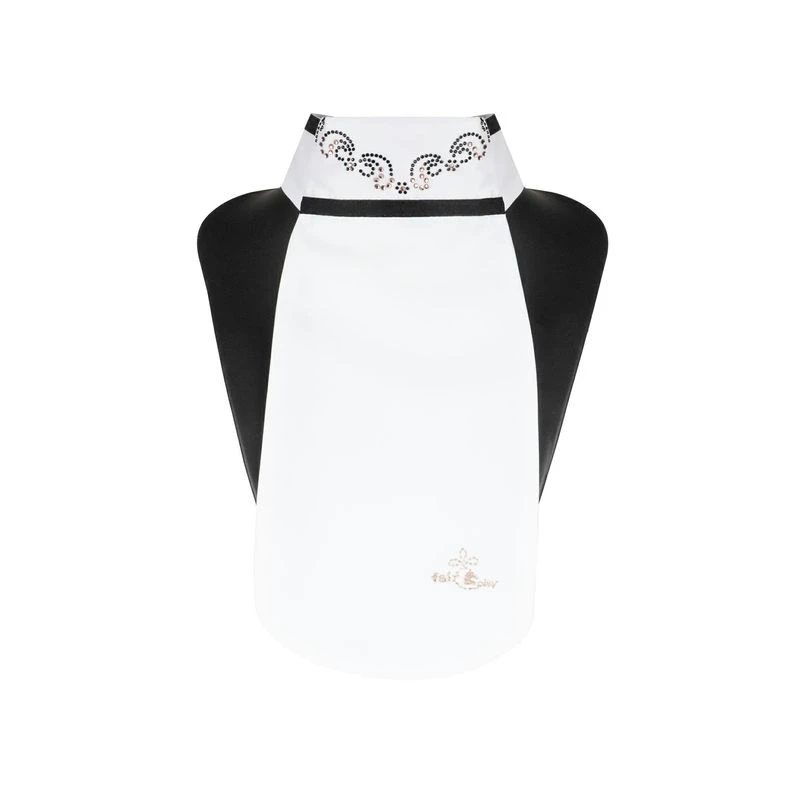 Fair Play Lea Ready Tied Stock Tie - Rose Gold/Black 1 Fair Play Lea Ready Tied Stock Tie - Rose Gold/Black