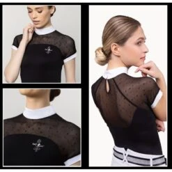 Fair Play Women's Lucia 2.0 Short Sleeve Competition Shirt - White -Equestrian Riding Clothing 594345 800 800