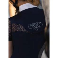 Fair Play Women's Cecile Short Sleeve Competition Shirt - Black -Equestrian Riding Clothing 594641 800 800