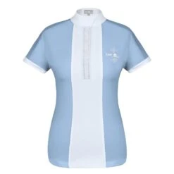 Fair Play Women's Claire Pearl Short Sleeve Competition Shirt - Blue