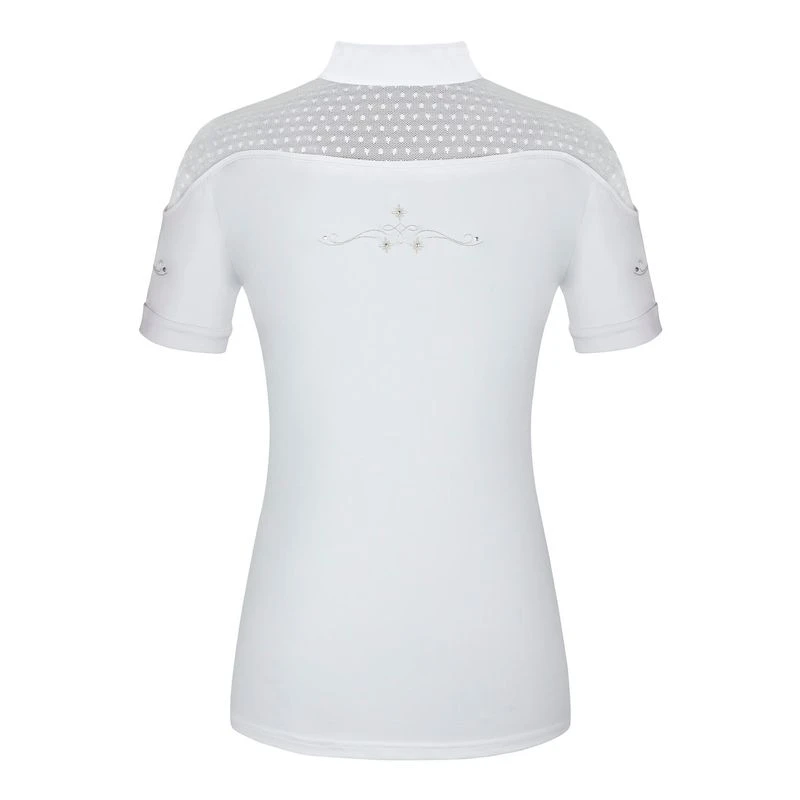 Fair Play Women's Letizia Short Sleeve Competition Shirt - White 2 Fair Play Women's Letizia Short Sleeve Competition Shirt - White - Image 2