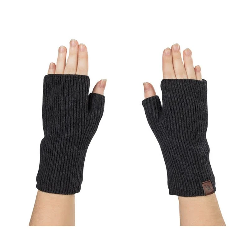 Back On Track Ash Knitted Wrist Gaiters - Dark Grey 1 Back On Track Ash Knitted Wrist Gaiters - Dark Grey