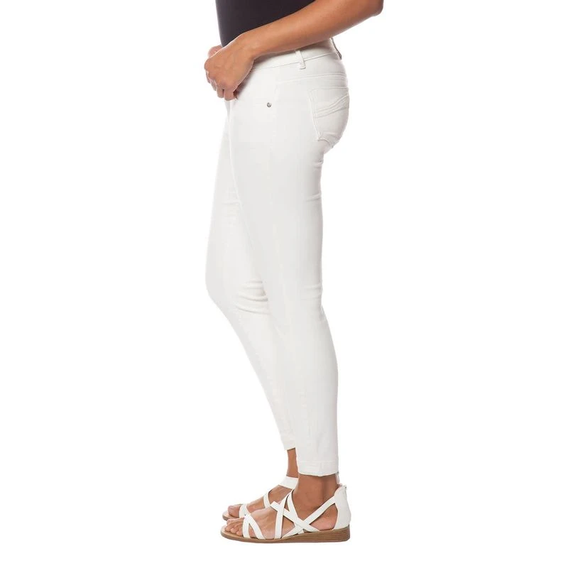 EQL Women's In Motion Cropped Pant - White 2 EQL Women's In Motion Cropped Pant - White - Image 2