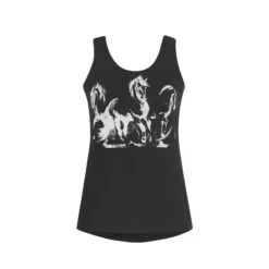 EQL Women's Elise Organic Cotton Horse Tank - Black