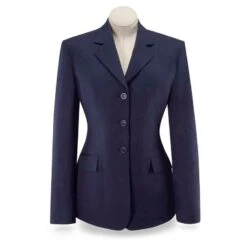 RJ Classics Women's Diana Show Coat - Navy Herringbone