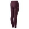 Horze Kids' Morgan Full Seat Riding Tights - Fig Purple