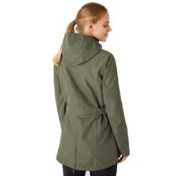Horze Women's Jadine Waterproof Shell Jacket - Beetle Green -Equestrian Riding Clothing 607878 800 800