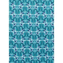 Kerrits Kids' Always Cool Print Ice Fil Short Sleeve Shirt - Peacock Iron Bouquet -Equestrian Riding Clothing 609109 800 800