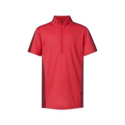 Kerrits Kids' Always Cool Solid Ice Fil Short Sleeve Shirt - Cherry