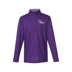 Kerrits Kids' Always Cool Solid Ice Fil Long Sleeve Shirt - Iris