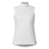 Kerrits Women's Encore Sleeveless Show Shirt - White/Lucky Diamond