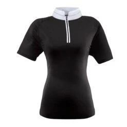 Ovation Women's Elegance Sparkle Show Shirt - Black