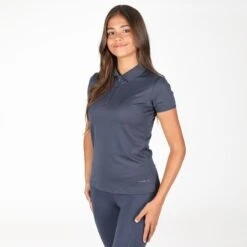 Shires Aubrion Women's Poise Tech Polo - Navy -Equestrian Riding Clothing 618497 800 800