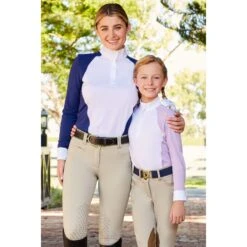 RJ Classics Women's Lexi Long Sleeve Show Shirt - Evening Sky -Equestrian Riding Clothing 623519 800 800