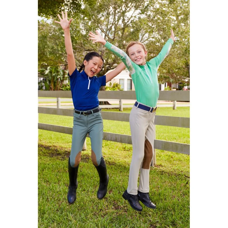 RJ Classics Kids' Sasha Jr 37.5 Short Sleeve Training Shirt - Blue Sapphire 3 RJ Classics Kids' Sasha Jr 37.5 Short Sleeve Training Shirt - Blue Sapphire - Image 3