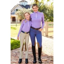 RJ Classics Kids' Lyla Jr 37.5 Training Shirt - Paisley Purple -Equestrian Riding Clothing 624216 800 800