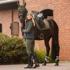 Horze Women's Lace Up Tall Riding Boots - Black -Equestrian Riding Clothing 631857 800 800