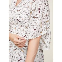 EQL Women's Daydream Gauze Tunic - Soft White Spring Fever -Equestrian Riding Clothing 644628 800 800