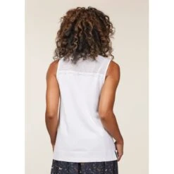 EQL Women's Bit Of Breeze Sleeveless Top - White -Equestrian Riding Clothing 644923 800 800