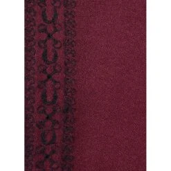 EQL Women's Embroidered EQ Stripe Top - Sangria -Equestrian Riding Clothing 644968 800 800