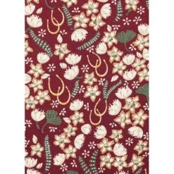 EQL Women's Inspired V-Neck Dress - Sangria Hoofprint Meadow -Equestrian Riding Clothing 645025 800 800