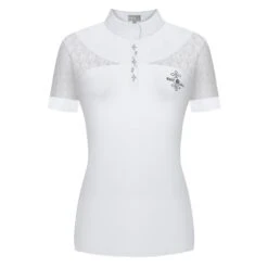Fair Play Women's Alexis Short Sleeve Competition Shirt - White