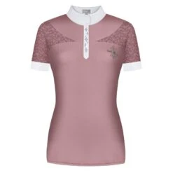 Fair Play Women's Alexis Short Sleeve Competition Shirt - Dusty Pink