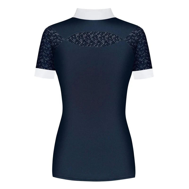Fair Play Women's Alexis Short Sleeve Competition Shirt - Navy 2 Fair Play Women's Alexis Short Sleeve Competition Shirt - Navy - Image 2