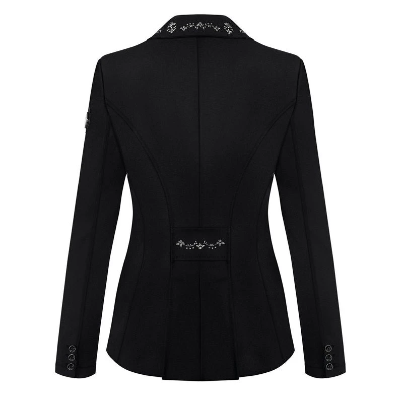 Fair Play Women's Alissa Fleur Dressage Short Tail Coat - Black 3 Fair Play Women's Alissa Fleur Dressage Short Tail Coat - Black - Image 3