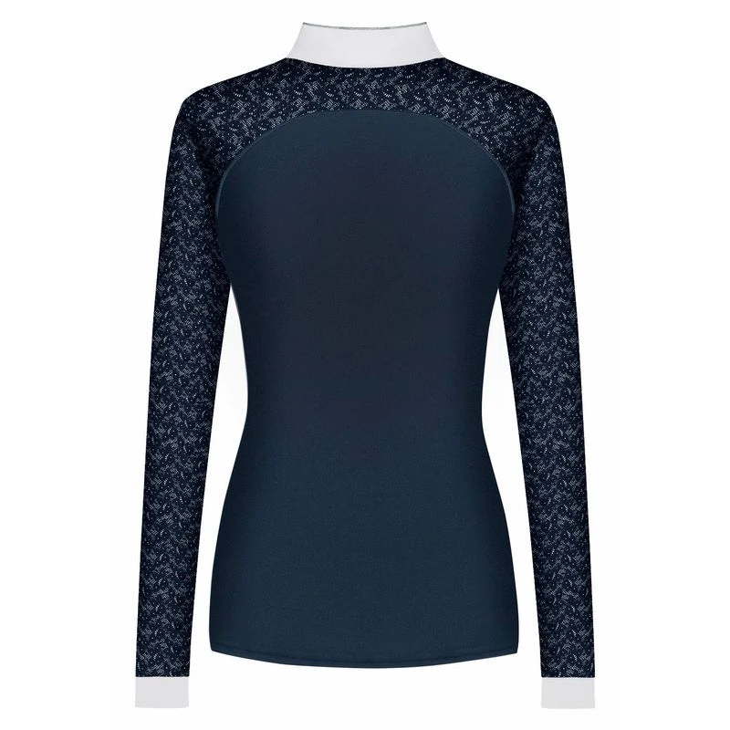 Fair Play Women's Anita Long Sleeve Competition Shirt - Navy 2 Fair Play Women's Anita Long Sleeve Competition Shirt - Navy - Image 2