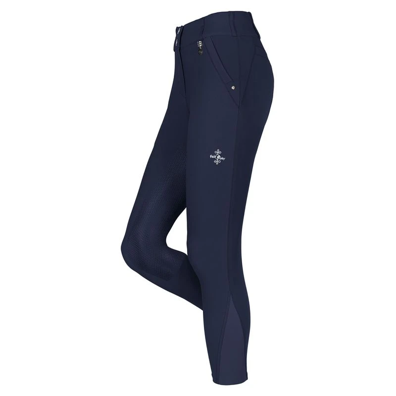 Fair Play Women's Jasmine Full Seat Breeches - Navy 1 Fair Play Women's Jasmine Full Seat Breeches - Navy