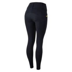 Horze Women's Lucinda High Waist Full Seat Tights - Dark Navy