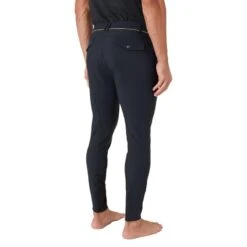B Vertigo Men's Damien Knee Patch Breeches - Anthracite Grey 5 B Vertigo Men's Damien Knee Patch Breeches - Anthracite Grey -Equestrian Riding Clothing 670632 800 800