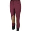 RJ Classics Women's Gulf Natural Rise Front Zip Breeches - Deep Currant
