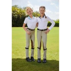 RJ Classics Kids' Sadie Jr 37.5 Short Sleeve Show Shirt - White/Flamingos -Equestrian Riding Clothing 675921 800 800