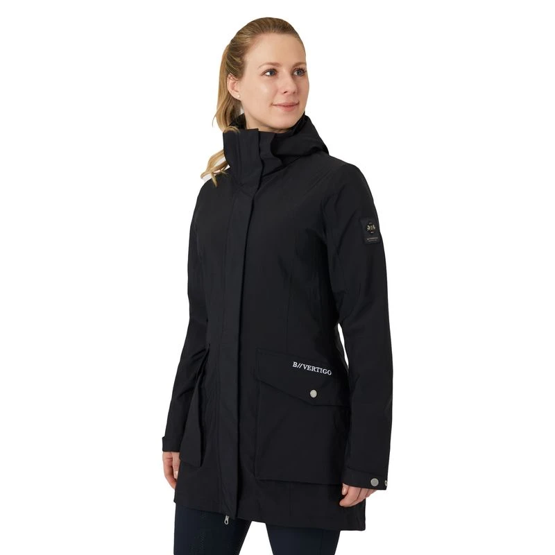 B Vertigo Women's Caroline Waterproof Riding Jacket - Anthracite Grey 4 B Vertigo Women's Caroline Waterproof Riding Jacket - Anthracite Grey - Image 4