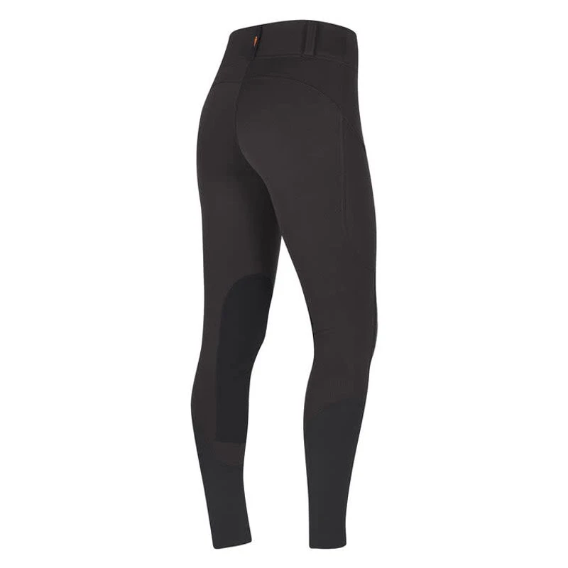 Kerrits Women's Sit Tight Wind Pro Knee Patch Tights - Java 3 Kerrits Women's Sit Tight Wind Pro Knee Patch Tights - Java - Image 3