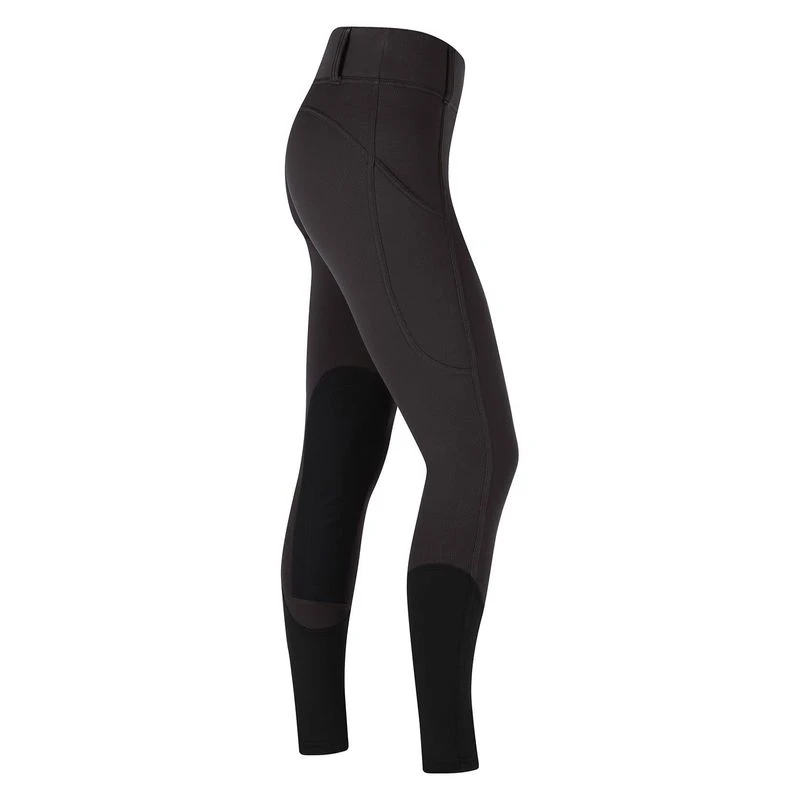 Kerrits Women's Sit Tight Wind Pro Knee Patch Tights - Java 4 Kerrits Women's Sit Tight Wind Pro Knee Patch Tights - Java - Image 4
