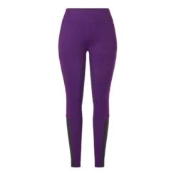 Kerrits Women's Thermo Tech 2.0 Extended Grip Tights - Huckleberry/Black
