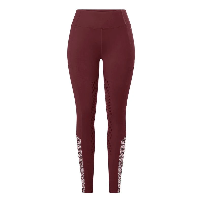 Kerrits Women's Thermo Tech 2.0 Extended Grip Tights - Sangia/Sangria Starlight 1 Kerrits Women's Thermo Tech 2.0 Extended Grip Tights - Sangia/Sangria Starlight